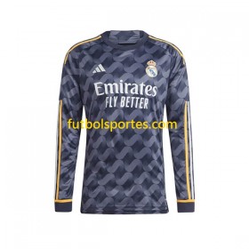 Camiseta Real Madrid Segunda Equipación 2023/2024 Manga Larga